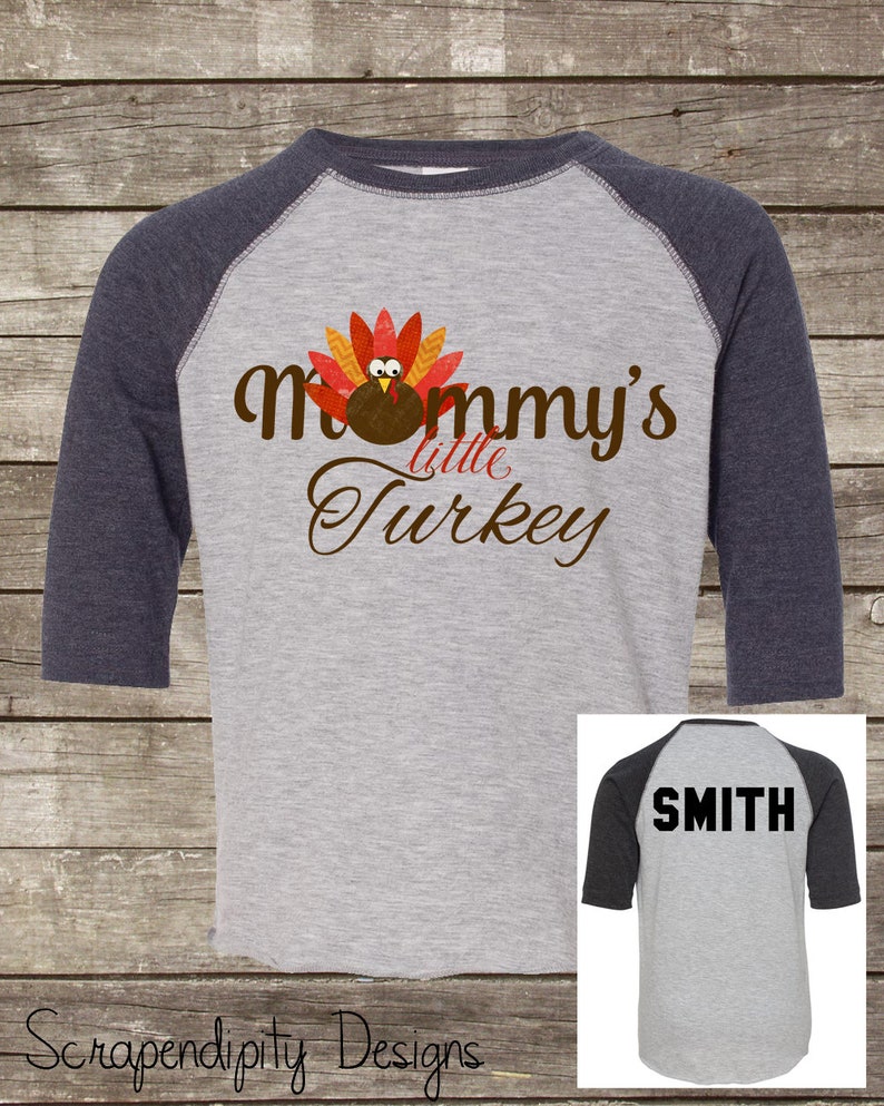 mommy's little turkey outfit