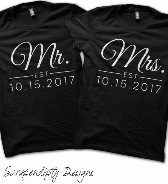 mr and mrs shirts