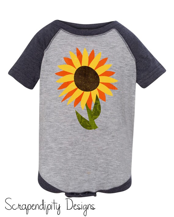 baby boy sunflower outfit