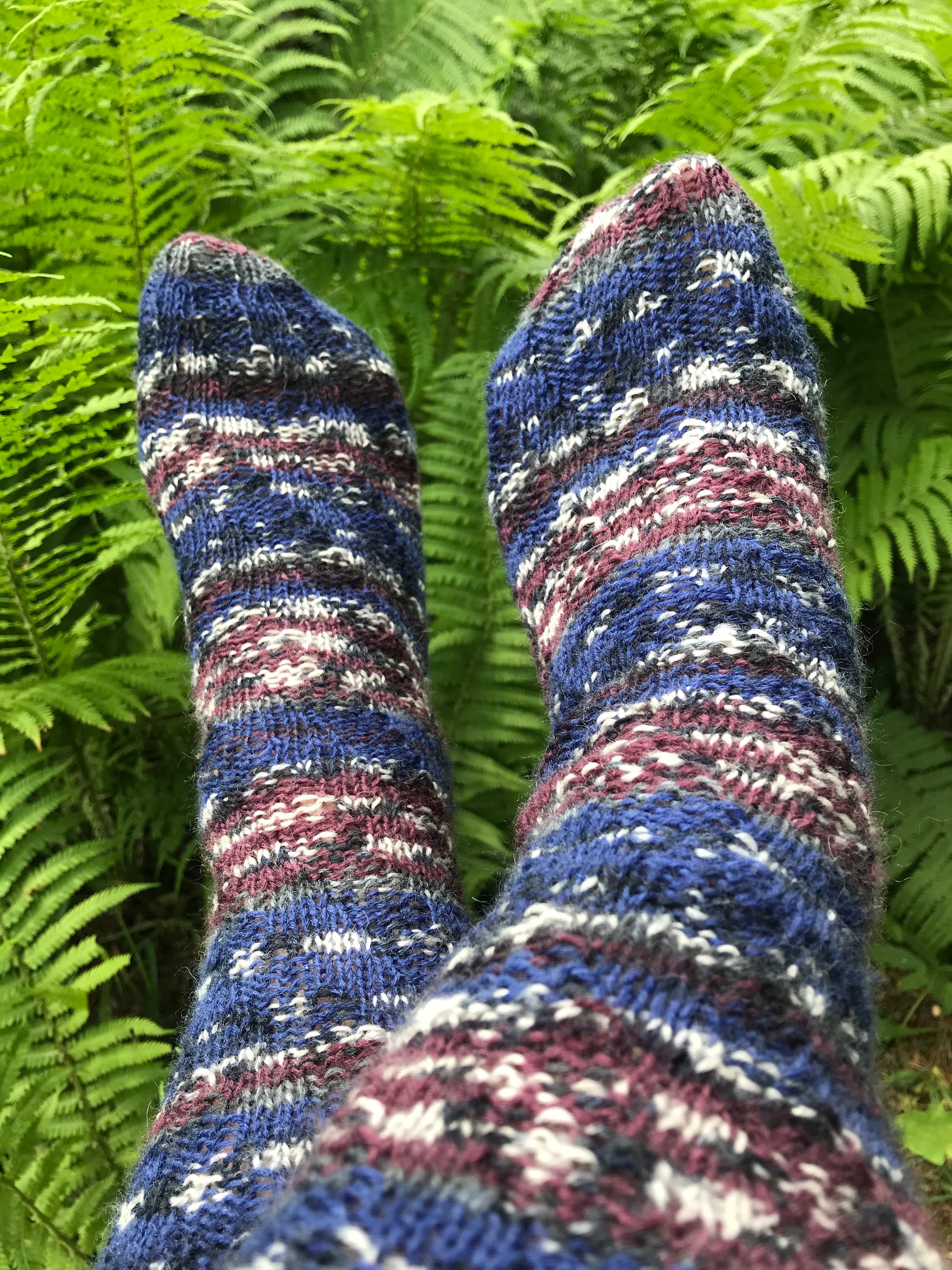 Socks Without Heels Striped Socks Colorful Socks, Spiral Tube Socks, Wool Socks, Hand Knit Woman