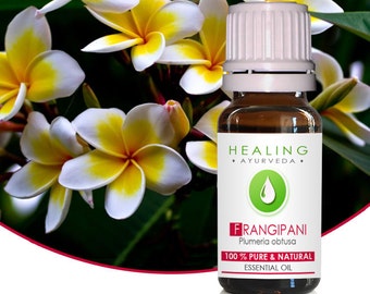 Frangipani essential oil- Pure natural esssential oil- 100% Frangipani flower oil- Plumeria oil- Natural  bath & beauty oil-Spa-