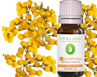 Helichrysum Italicaum- 100% Pure Helichrysum essential oil- Immortelle- Ayurvedic skin care oil- Aromatherapy oil- Undiluted Helichrysum oil