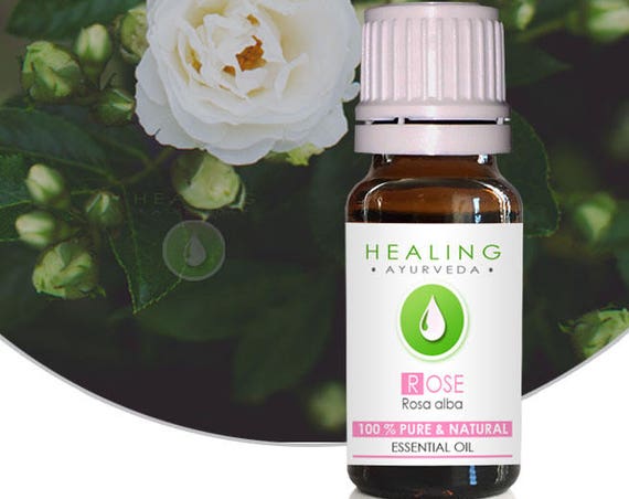 White Rose Otto- Rosa alba essential oil- 100% Rose oil- Rose Essential oil-  Natural Skin care -White Rose oil- Bath & beauty care- Otto