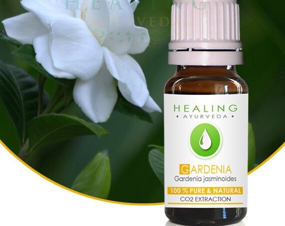 Gardenia essential oil, CO2 extraction, 100% Pure essential oil, Natural Gardenia flower oil, Wild crafted Gardenia oil,  Aromatherapy oil