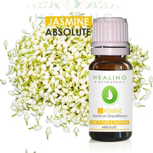 Jasmine Absolute -Pure Jasmine Grandiflorum- Natural jasmine flower oil-  Undiluted Jasmine absolute - Sri Lankan Jasmine absolute- fijn