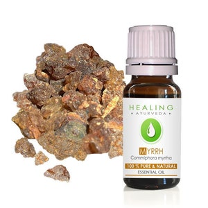 Myrrh Essential oil- Pure Myrrh oil- Commiphora myrrha- Arabic Murr oil- Spiritual oil-  Holy incense- Undiluted Myrrh Aromatherapy oil