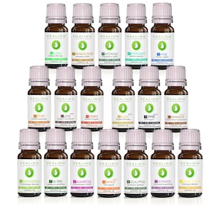 Aromatherapie ätherisches Öle Set -100% reine natürliche ätherische Öle- Ayurveda ätherische Öle- DIY Aromatherapie Set, Unverdünnte ätherische Öle