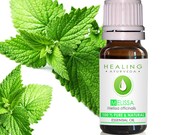 Melissa essential oil- Lemon balm- 100 Pure melissa oil, Ayurvedic essential oil, therapeutic melissa, Healing Aromatherapy oil, Mint balm