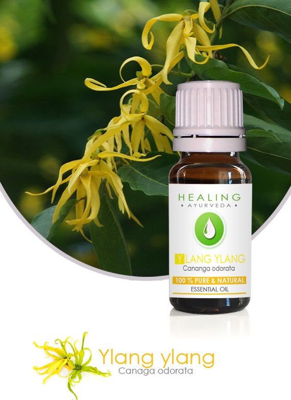 Ylang ylang essential oil- 100% pure essential oil- Cananga Odorata -  Flower essential oil- Skin care- oil- Natural flower essential oil