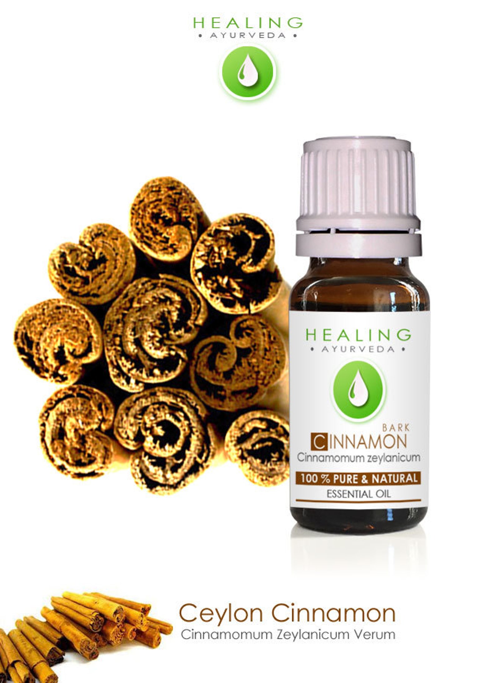 Cinnamon Essential Oil Pure Cinnamon Bark Oil Aromatherapy Etsy