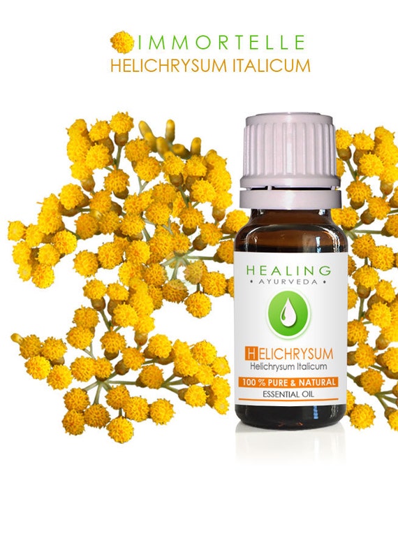 Helichrysum Italicaum- 100% Pure Helichrysum essential oil- Immortelle- Ayurvedic skin care oil- Aromatherapy oil- Undiluted Helichrysum oil