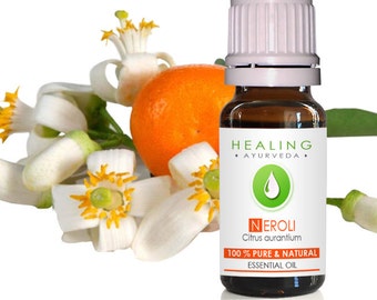 Neroli essential oil - Orange blossoms oil- 100% Neroli essential oil- Natural Orange flower oil- Aromtherapy essentil oil- Citrus flower