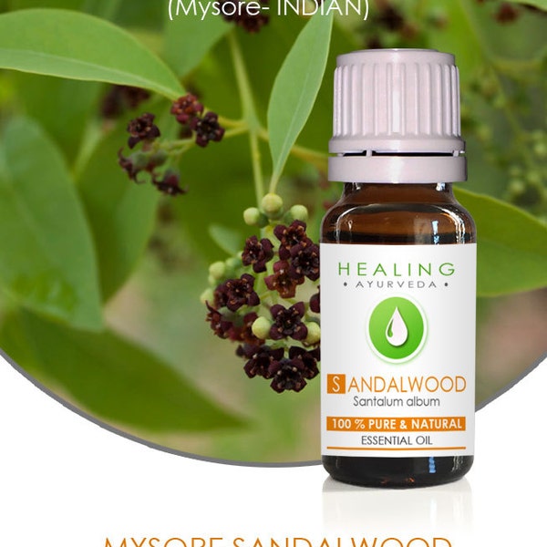 Mysore Sandalwood oil, Pure Sandalwood essential oil, Indian Sandalwood, Chakra essential oil,Spiritual oil, Skin care, Inscense
