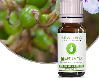 Cardamom essential oil- 100% Pure Essential oil-  Wild crafted Cardamom oil - Pure Cardamom oil- Aromatherapy oil- Spice essential oil