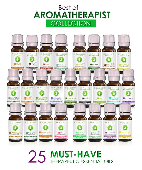 Essential oils set- SALE- Aromatherapist collection -  Aromatic healing oils- Aromatherapy starter kit - 25 x Therapeutic essential oils