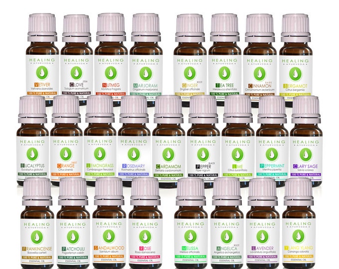 Essential oils set- SALE- Aromatherapist collection -  Aromatic healing oils- Aromatherapy starter kit - 25 x Therapeutic essential oils