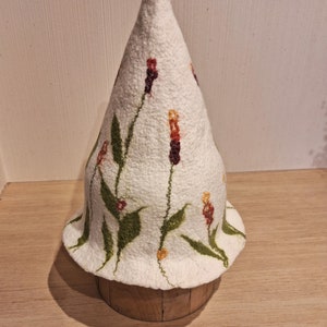 Felted Merino wool Sauna hat