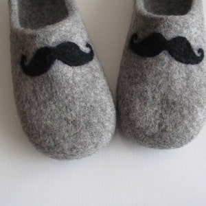 Felted slippers for genleman