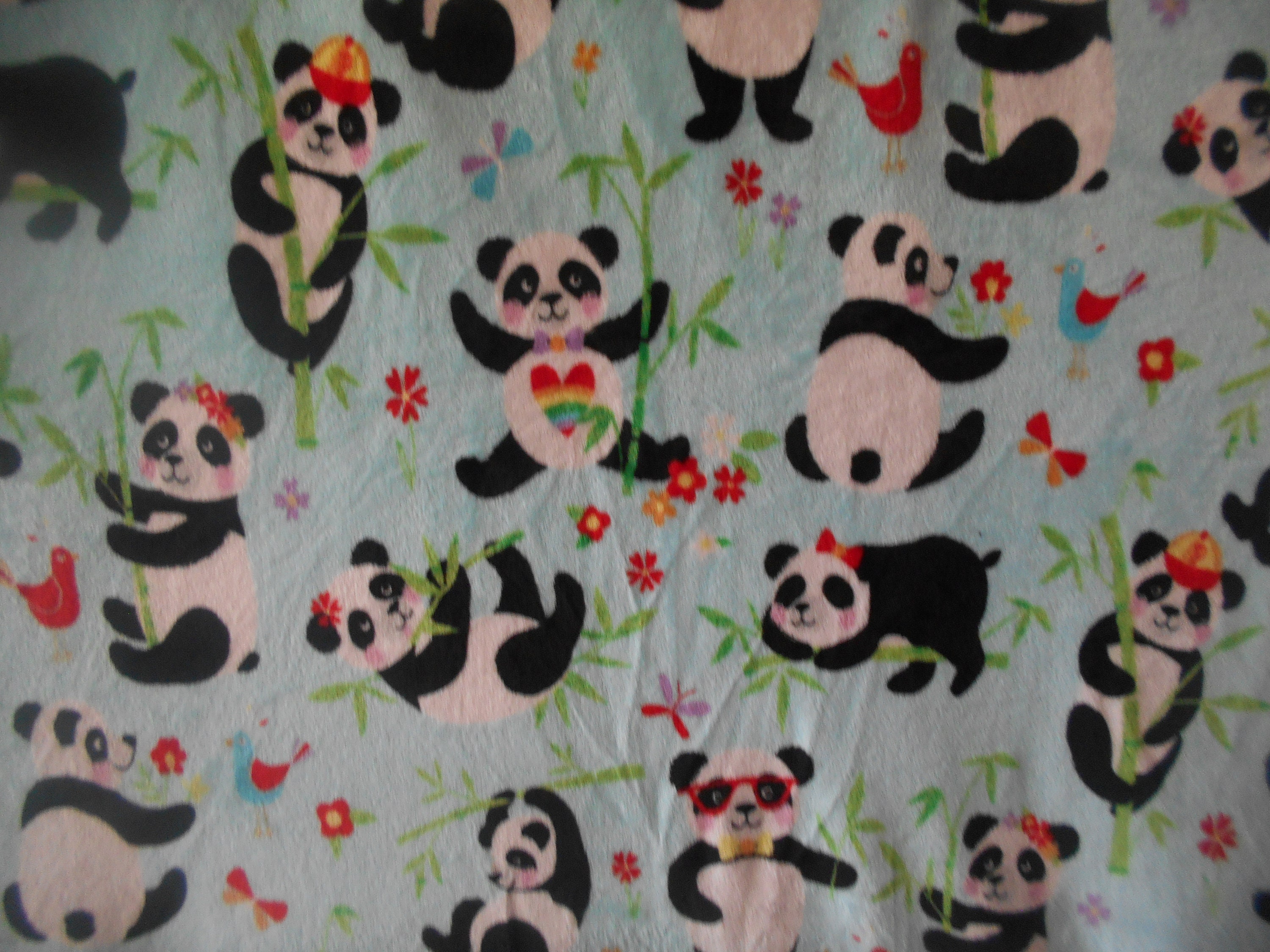 Pandas Ultra Fleece Blanketfull Size Etsy