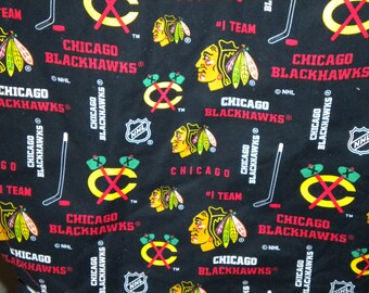 Chicago Blackhawks Adult bib/ clothing protector/dining scarf