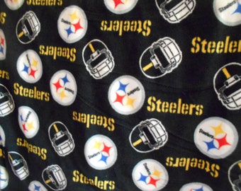 Pittsburgh Steelers Fleece Blanket--Lap size