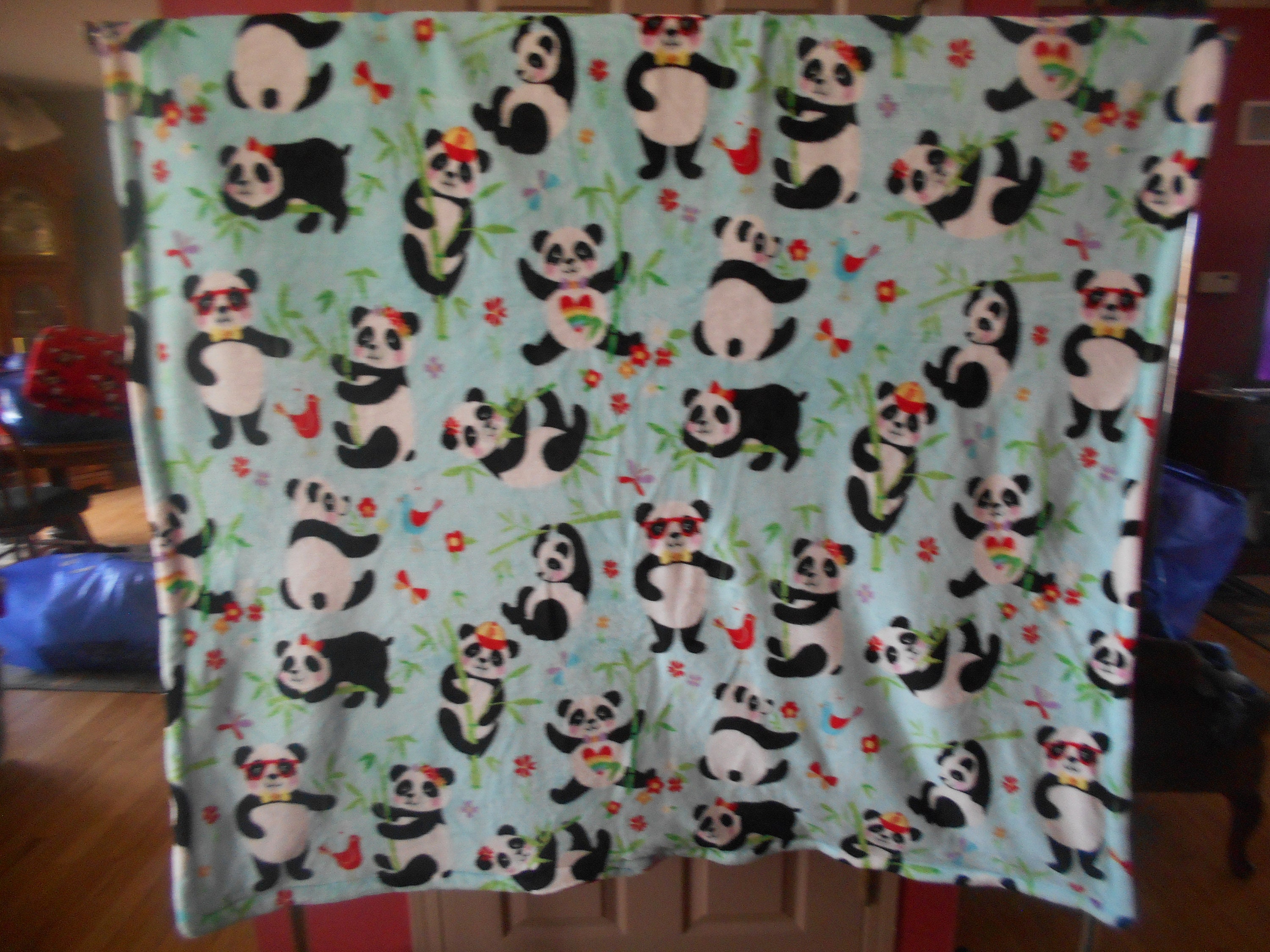 Pandas Ultra Fleece Blanketfull Size Etsy