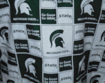 Michigan State University Adult bib/ clothing protector/dining scarf