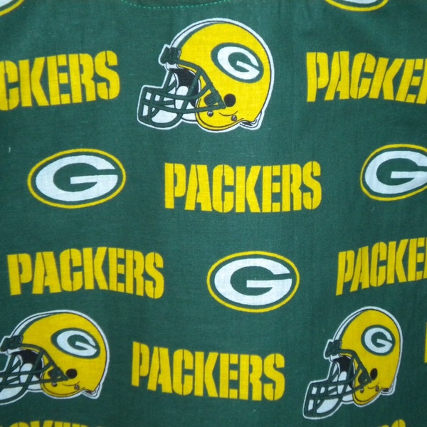 Green Bay Packers Adult bib/clothing protector/dining scarf