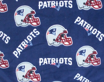 New England Patriots Football Fleece Blanket--lap size