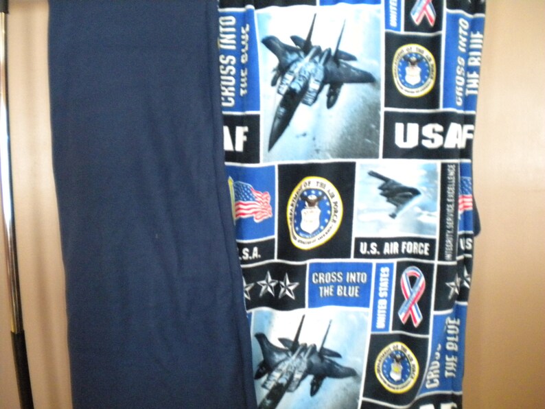 Fleece Blanket/ Military/ US Air Force/ Full Size Etsy