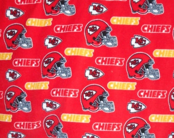 Kansas City Chiefs Fleece Blanket--Lap size