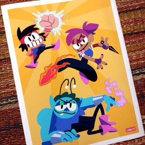Bodega Men, Assemble! Ok KO Art 11x14 Impressão com ADESIVO GRÁTIS