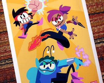Bodega Men, Assemble! Ok KO Art 11x14 Print w/ FREE STICKER