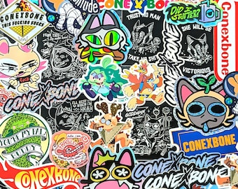 6 Piece Die Cut Vinyl Sticker Grab Bag