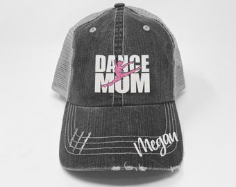 Custom American Flag Hat Sport Dance Dancer Silhouette Embroidery Design Cotton 