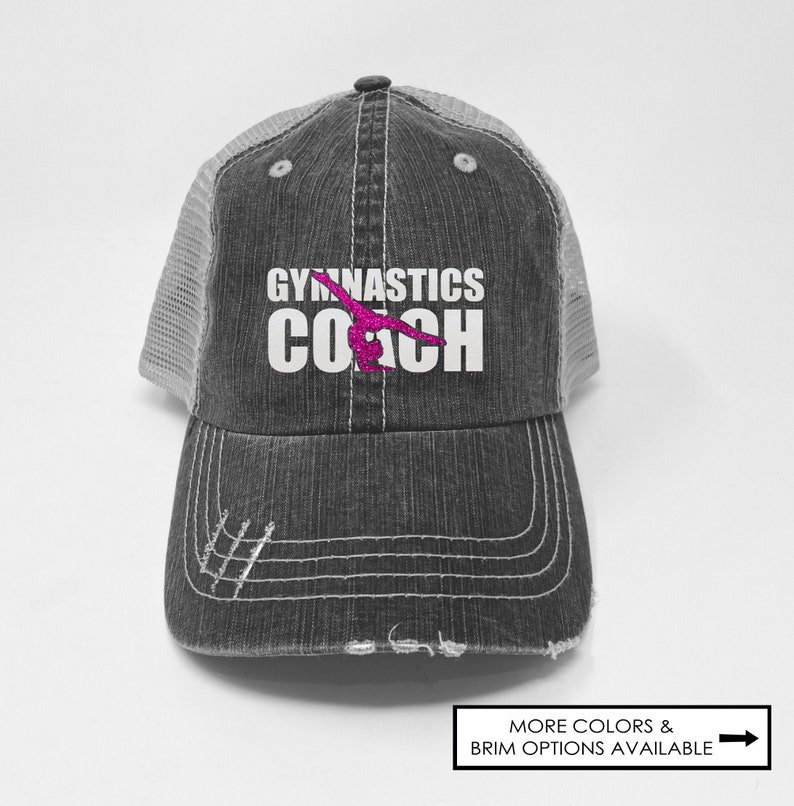 Gymnastics Coach Hat Custom Gymnastics Custom Name Etsy