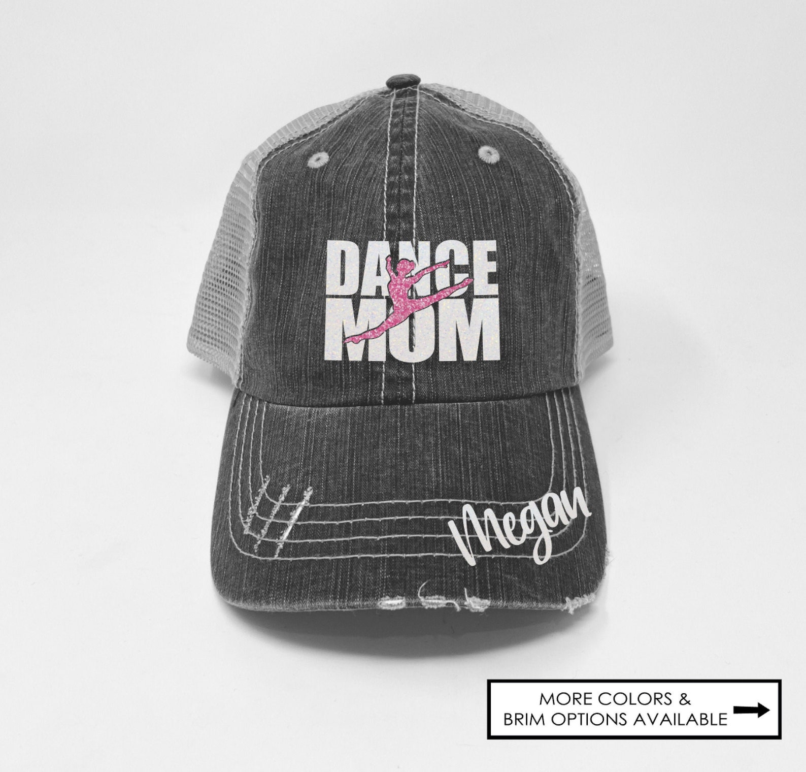 Dance Mom Hat Custom Dance Custom Name Distressed Etsy