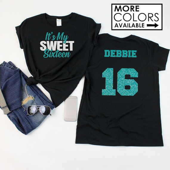 Sweet 16 Sixteen Birthday Gift Balloons Shirt Girl Daughter Sweet 16 Sixteen Birthday Gift Balloons Shirt Girl Daughter