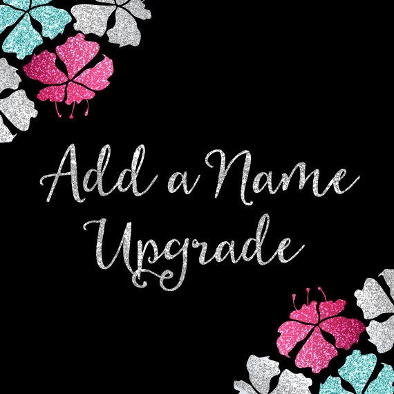 Add Your Name To Back Of Shirt Etsy