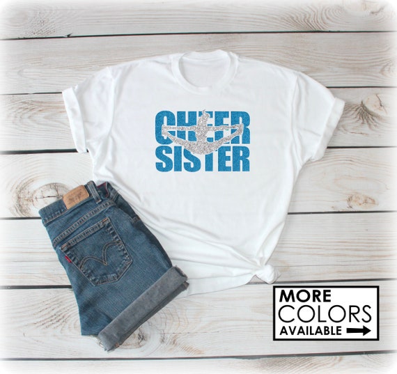 Cheer Sister Colorful Proud Sister Shirt Cheer Sister Colorful Proud Sister Shirt