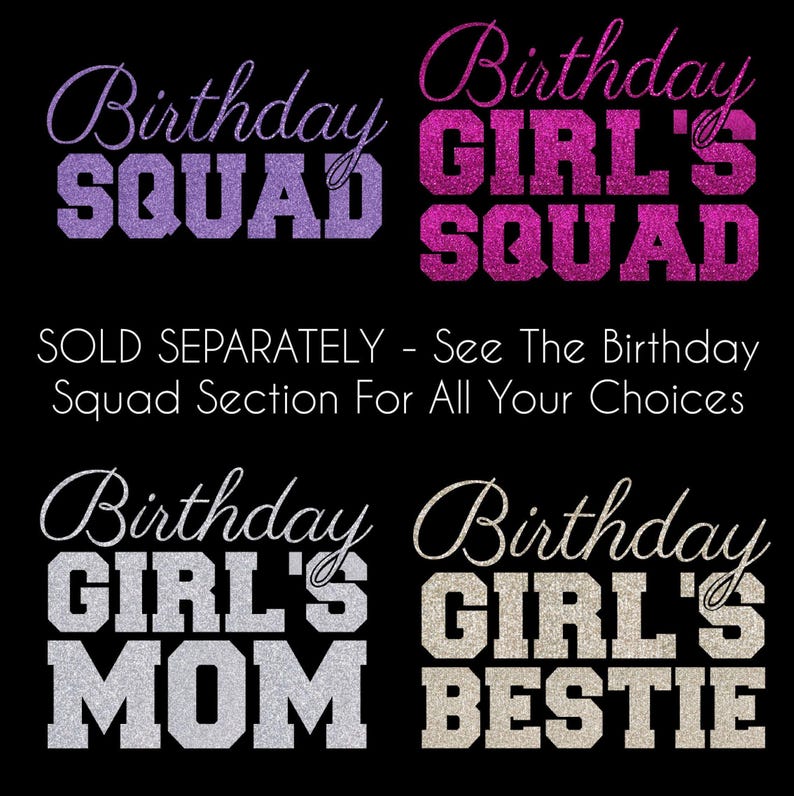 Sweet 16 Shirt with Script Writing - Personalize the Colors - Glitter - Sweet 16 Party - 16th Birthday - Sweet Sixteen - Birthday Girl Shirt image 4