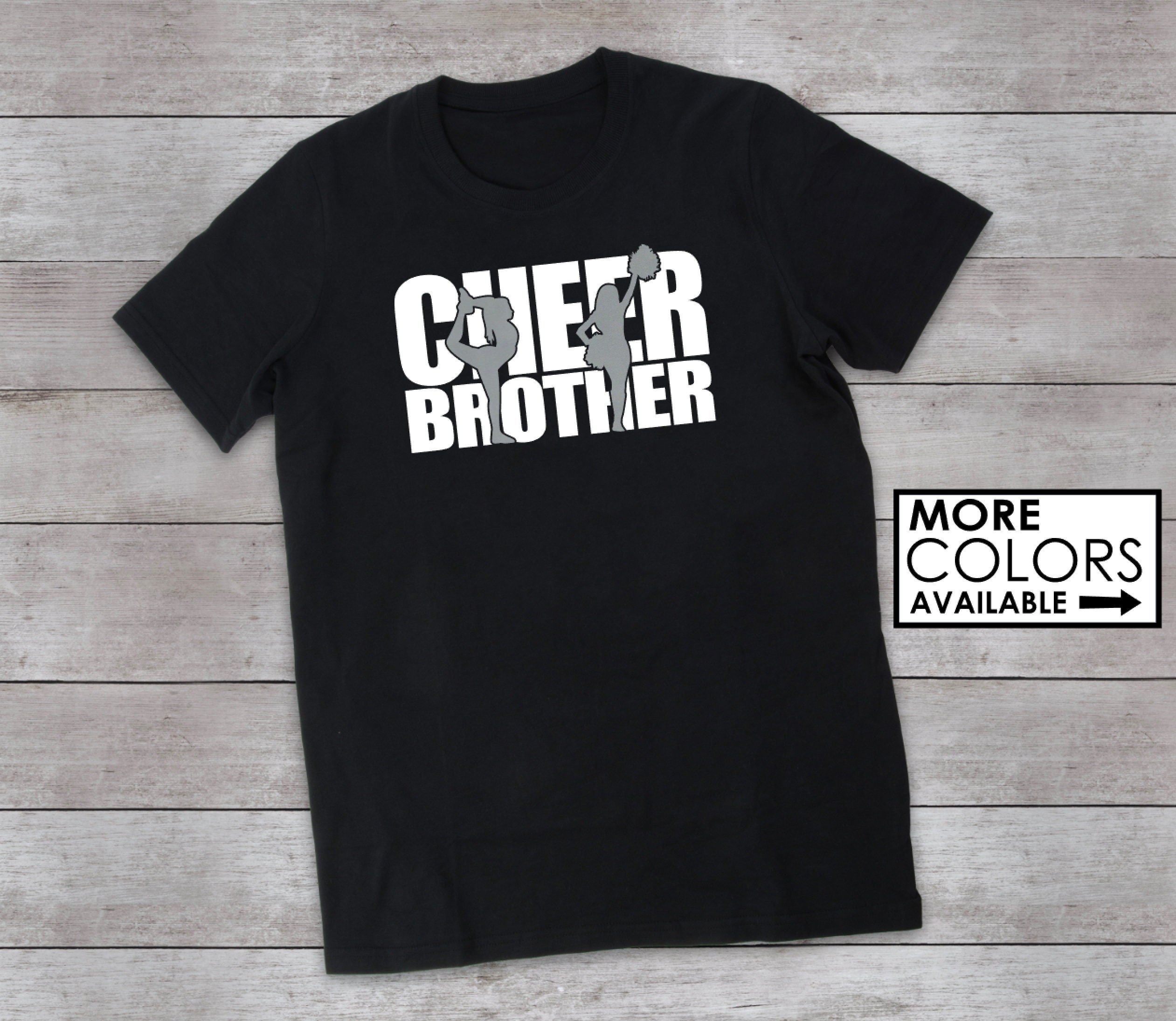 Cheer Brother Shirt Personalize the Colors Cheerleading | Etsy
