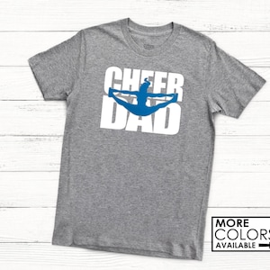 Cheer Dad Shirt - Toe Touch  - Personalize the Colors  - Proud Dad of a Cheerleader - Cheerleading Shirts for the Whole Family - Cheer Shirt