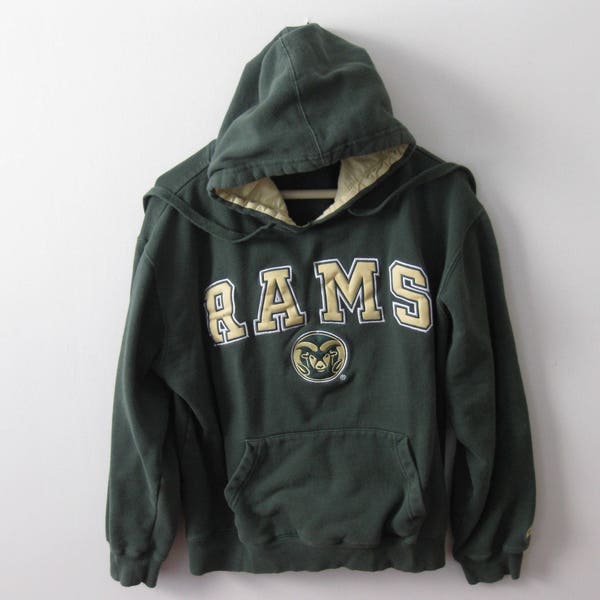 Colorado State University Rams Sweatshirt Hoodie Adult Small