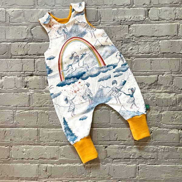 White Unicorn Baby Girl Toddler Girl Superior Quality Romper main image 0
