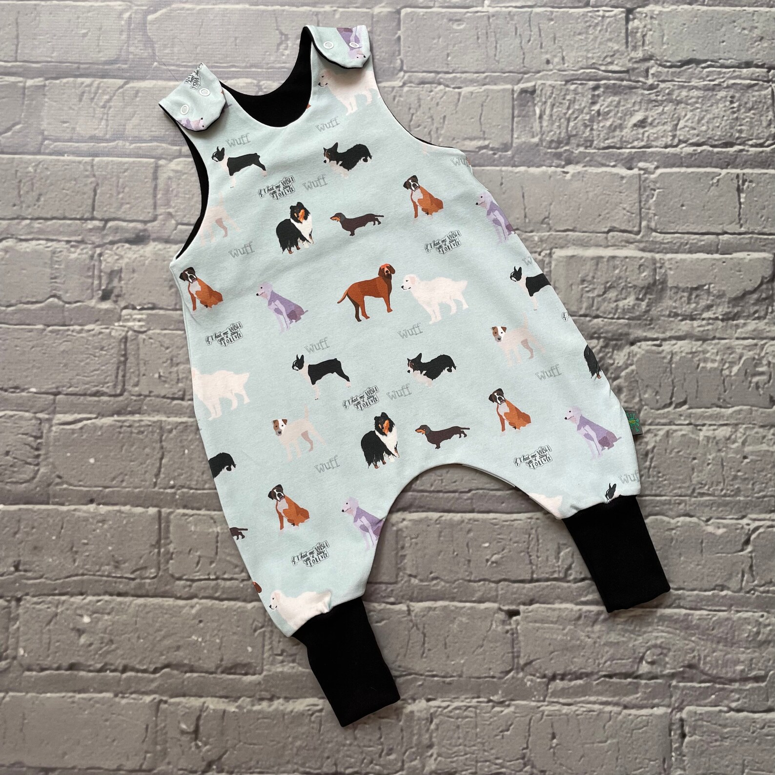 NEW Dogs Baby Romper Baby Dungarees Toddler Romper Toddler Etsy UK