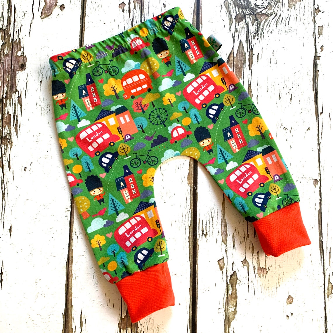 NEW Baby Clothes London Bus Baby Leggings Baby Clothes Etsy