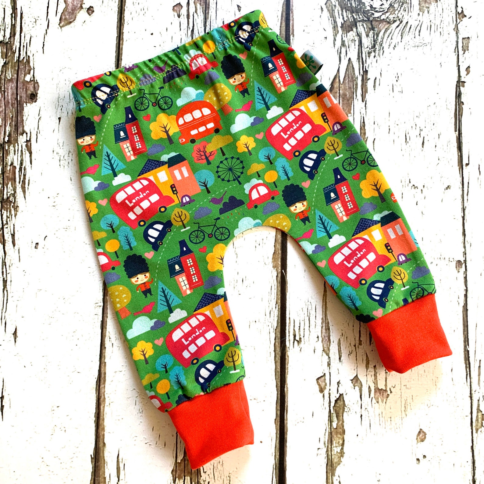 NEW Baby Clothes London Bus Baby Leggings Baby Clothes Etsy