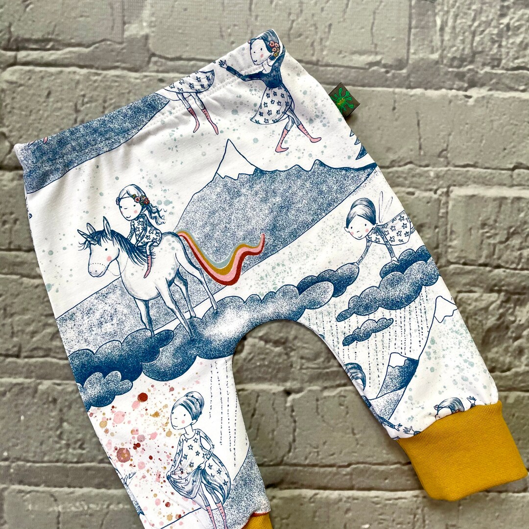 Unicorn Rainbow Baby Leggings, Baby Clothes, Leggings, Girl Leggings