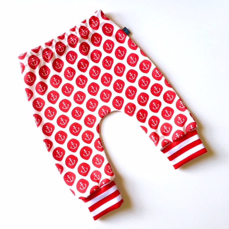baby gift READY to SHIP Anchors Newborn gift set baby leggings knotted hat Baby clothes scratch mitts baby trouser organic baby